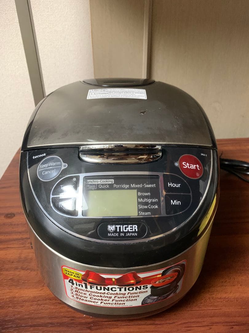 海外対応(カナダ)TIGER炊飯器 120v JAX-T10U/18U