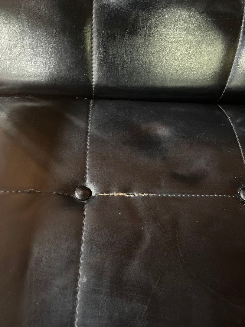 カリモク60 Kチェア 座面破れあり