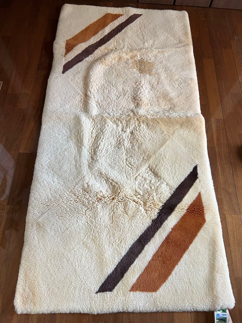 新品のムートンシーツ　布団　毛布 ブラウン　ムートンライフ