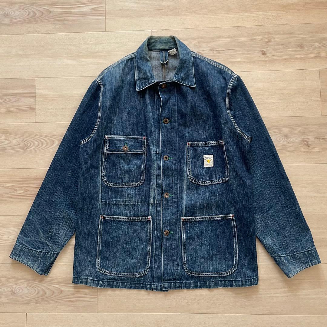 縦落ち◎ USA製 MAHAGAMAGE デニムカバーオール 007 KGBR