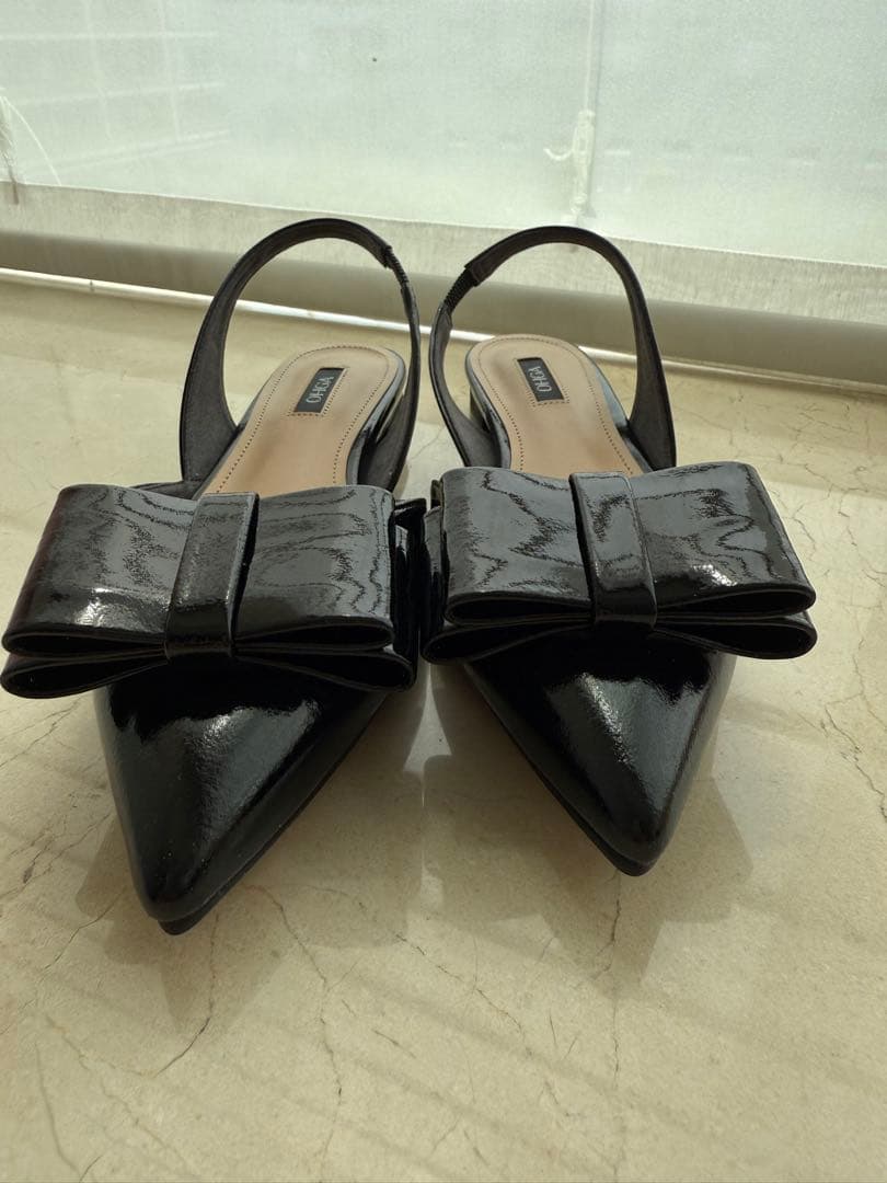 OHGAオーガリボンパンプスミュール