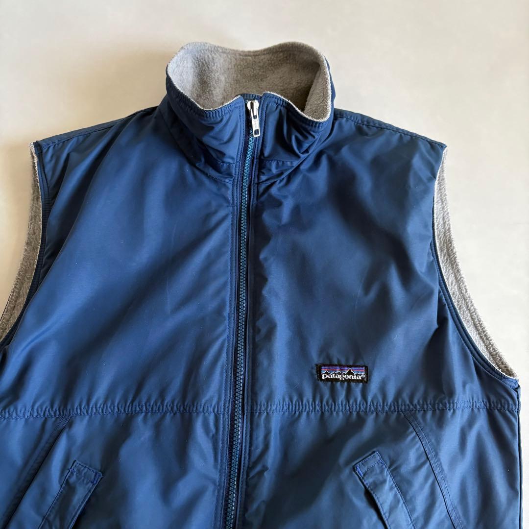 90S Patagonia シェルドシンチラ ネイビー　ベスト　ナイロン