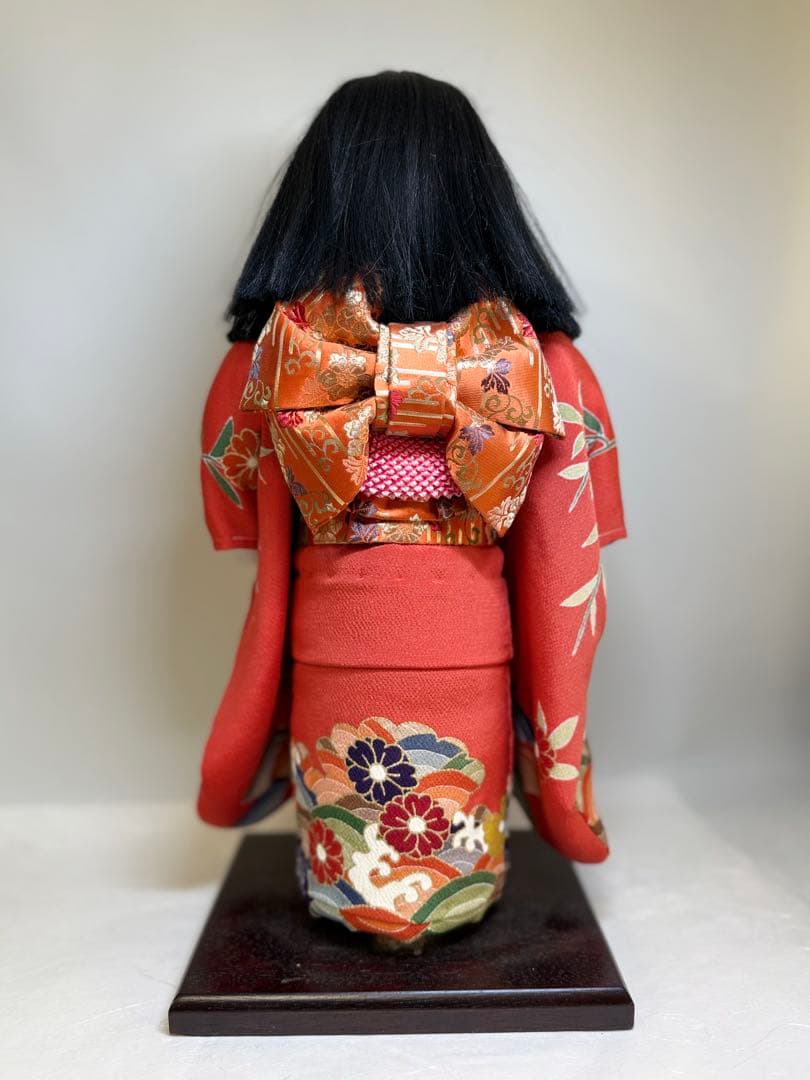大）節句人形工芸士 三代 天賀章介 京都友禅着物 市松人形
