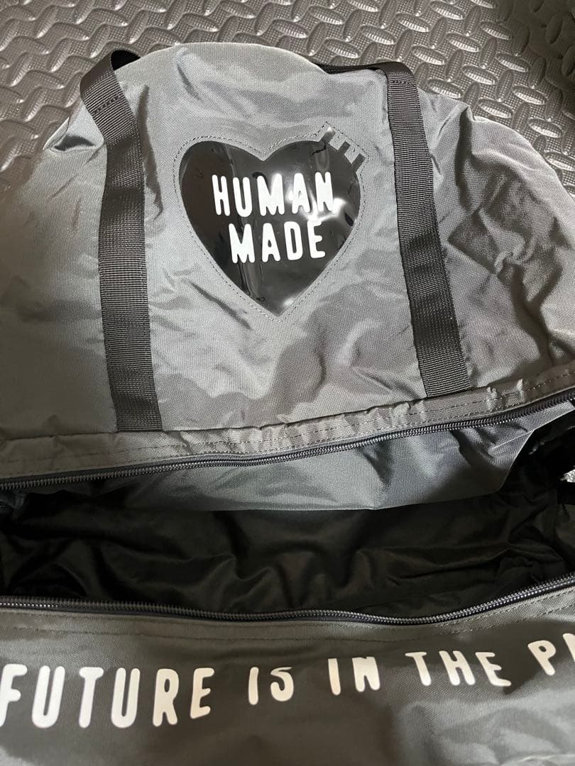 HUMAN MADE ボストンバッグ グレー