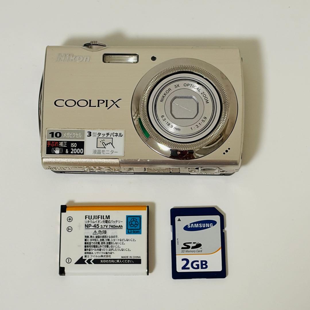 Nikon COOLPIX S230 デジタルカメラ SDカード付き