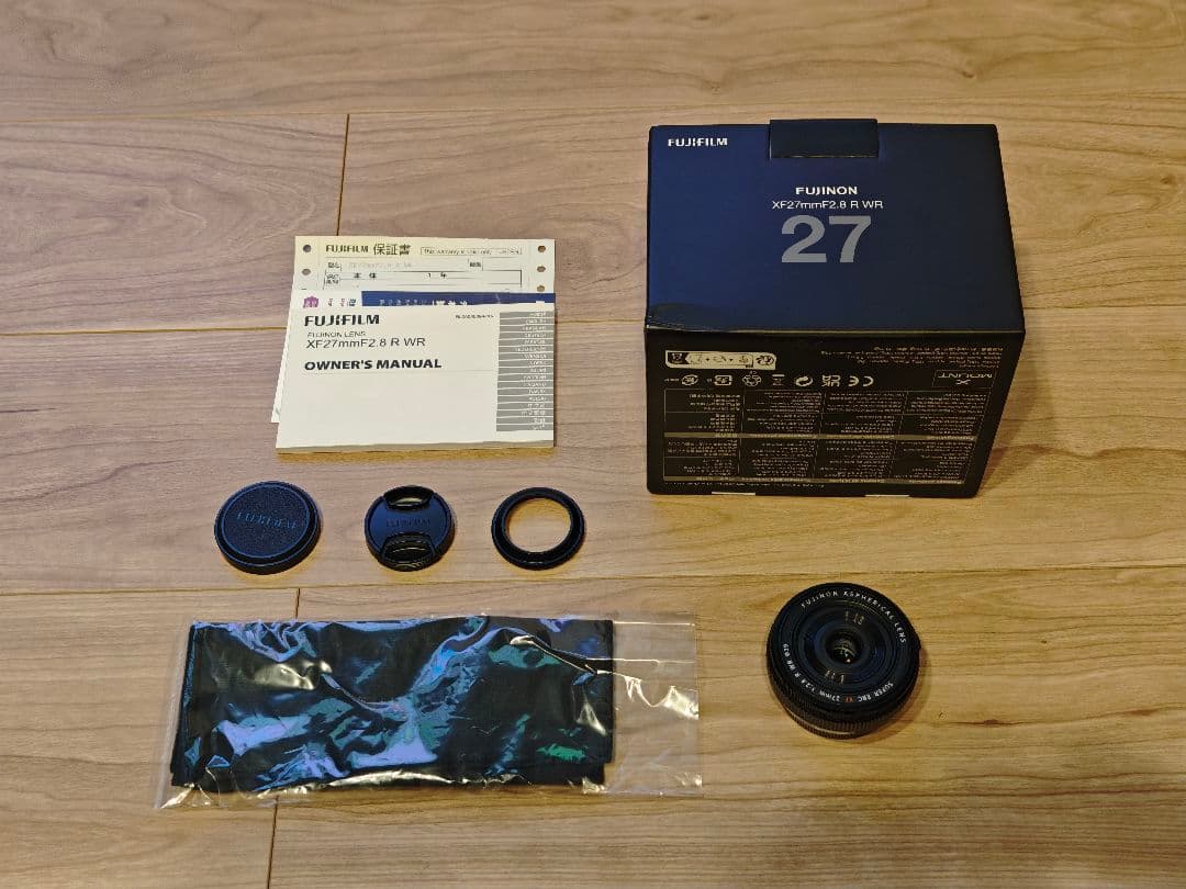 美品 FUJIFILM XF27mmF2.8 R WR レンズ パンケーキ フジ