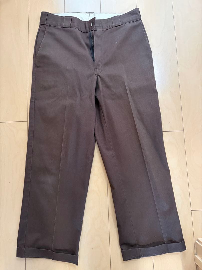 ま*た様 USA製　Dickies 874 ワークパンツ ダークブラウン W33