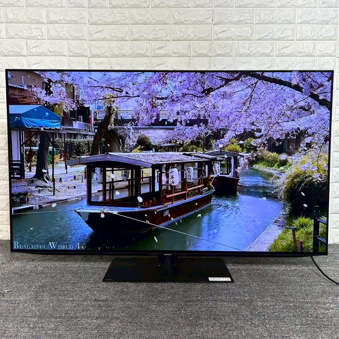 SHARP 4K有機ELテレビ 4T-C55EQ1 55V型 高年式 D072