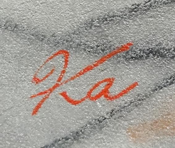 上鈴木正一 油彩画 F0号『グラウンドゼロ』新作原画 超オススメの作品です!!!