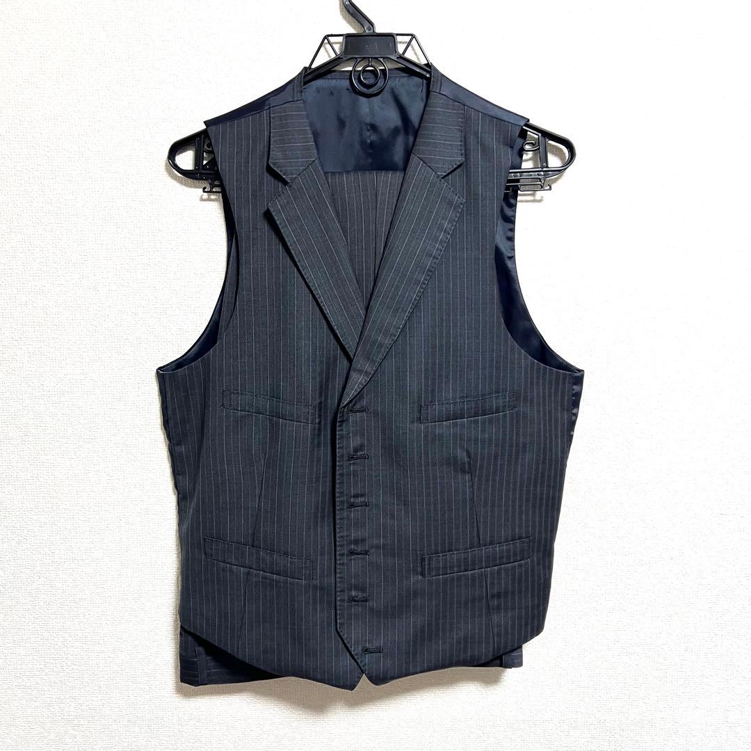 美品 銀座サカエヤ ゼニア 3ピースオーダースーツ XL相当 TRAVELER