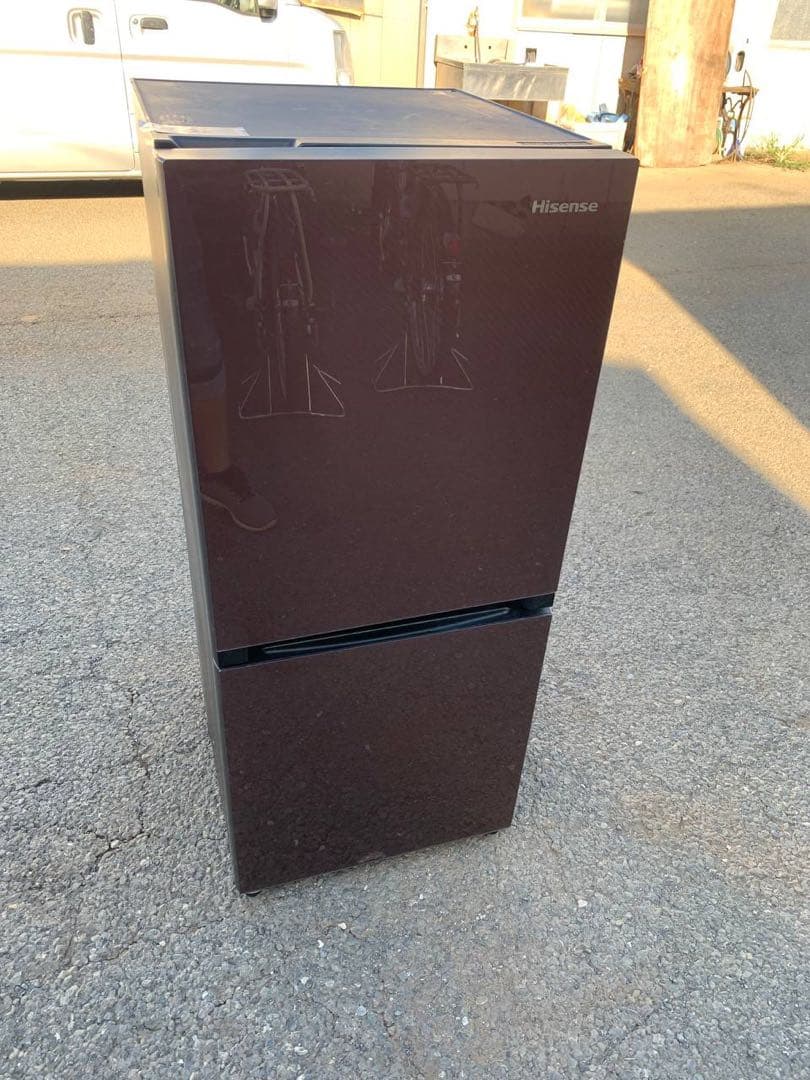①✅Hisense2ドア冷凍冷蔵庫✅ ✅HR-G13A-BR✅送料設置無料