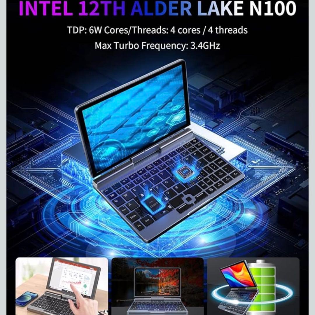 新品KOOFORWAY 8インチ ミニノートパソコン 512GB Windows