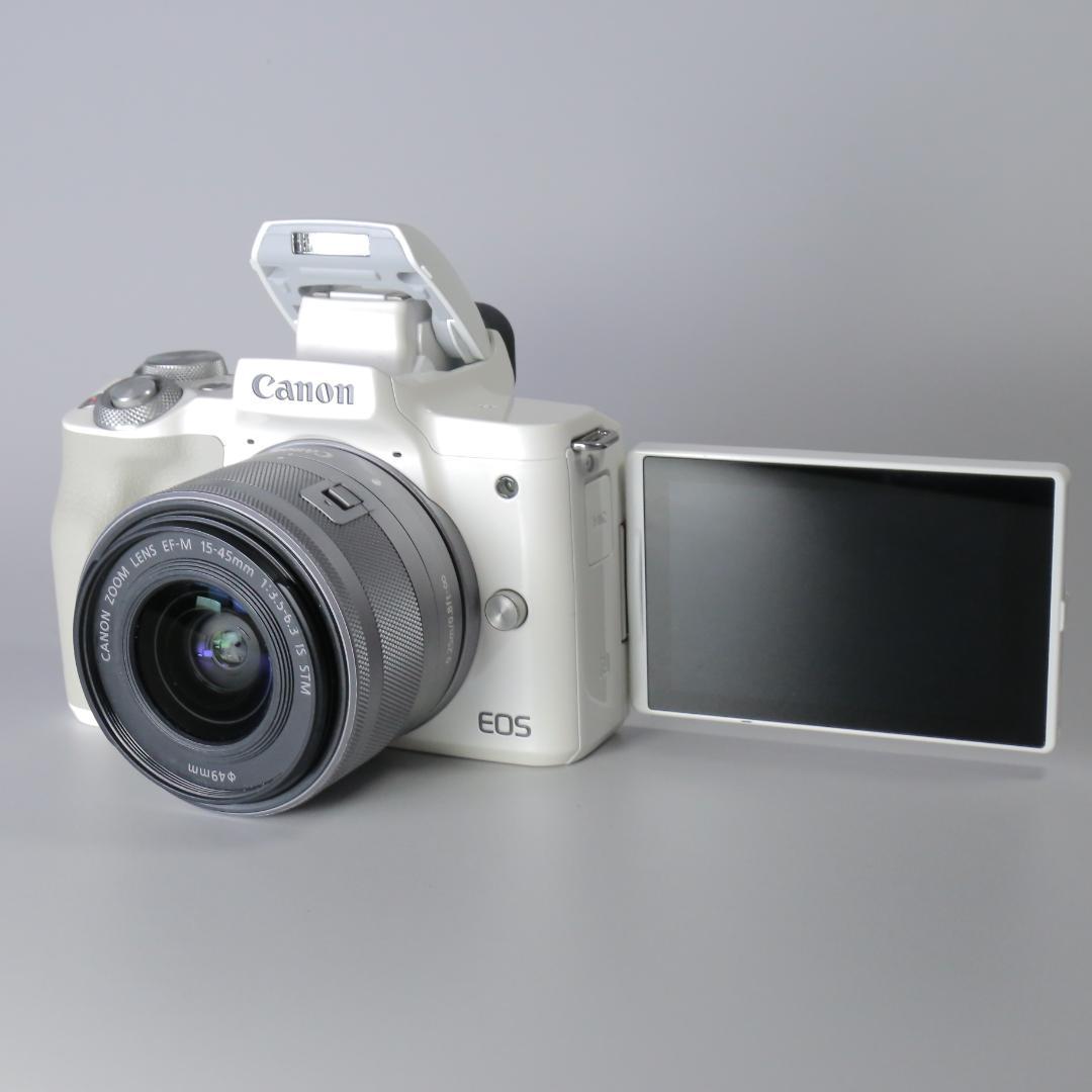 ☆良品☆☆完全動作　キヤノン EOS kiss M ホワイト　＃230