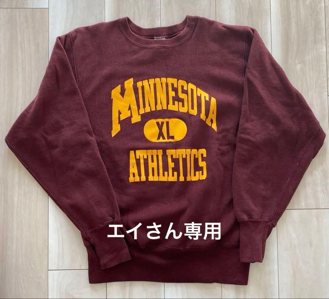 90'sチャンピオン リバースウィーブ ミネソタ大学 USA製 3段ロゴ