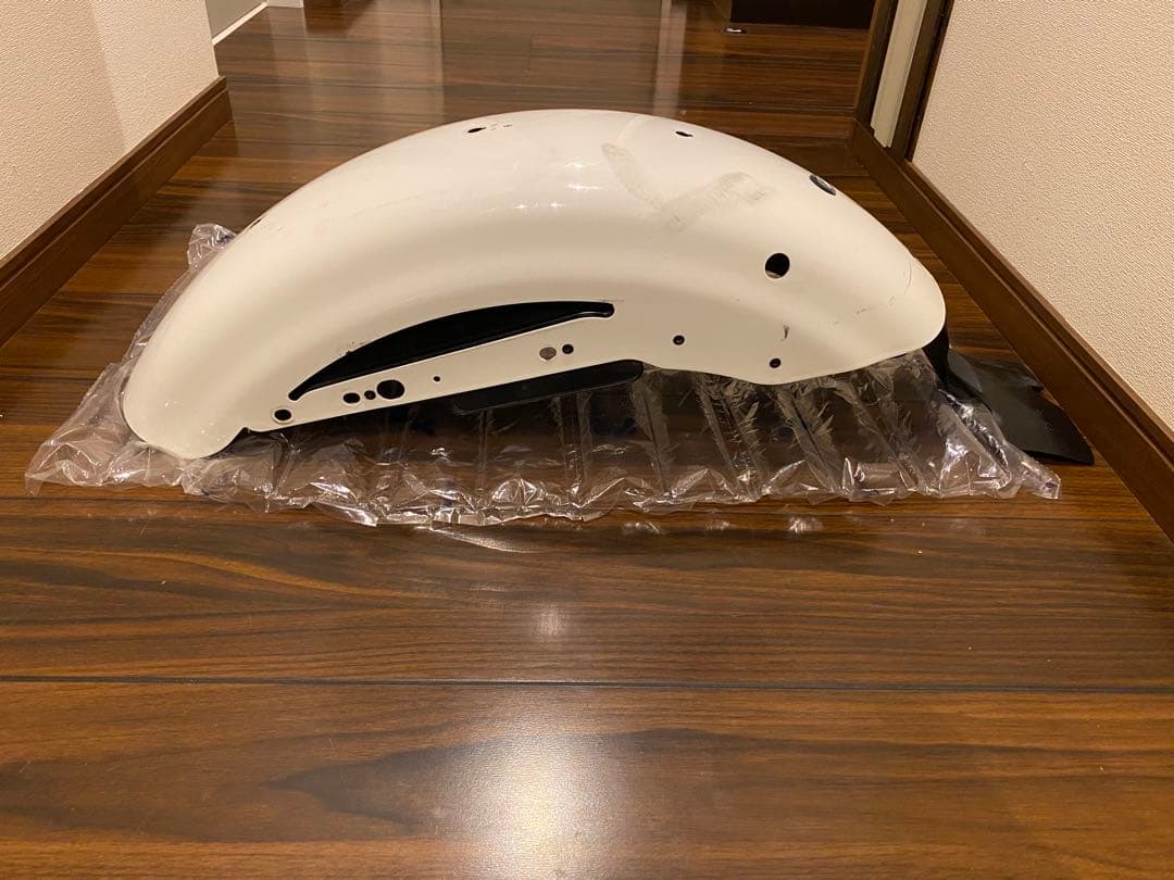 美品！ハーレーxl1200ns純正タンク・フロントリアフェンダーセット白