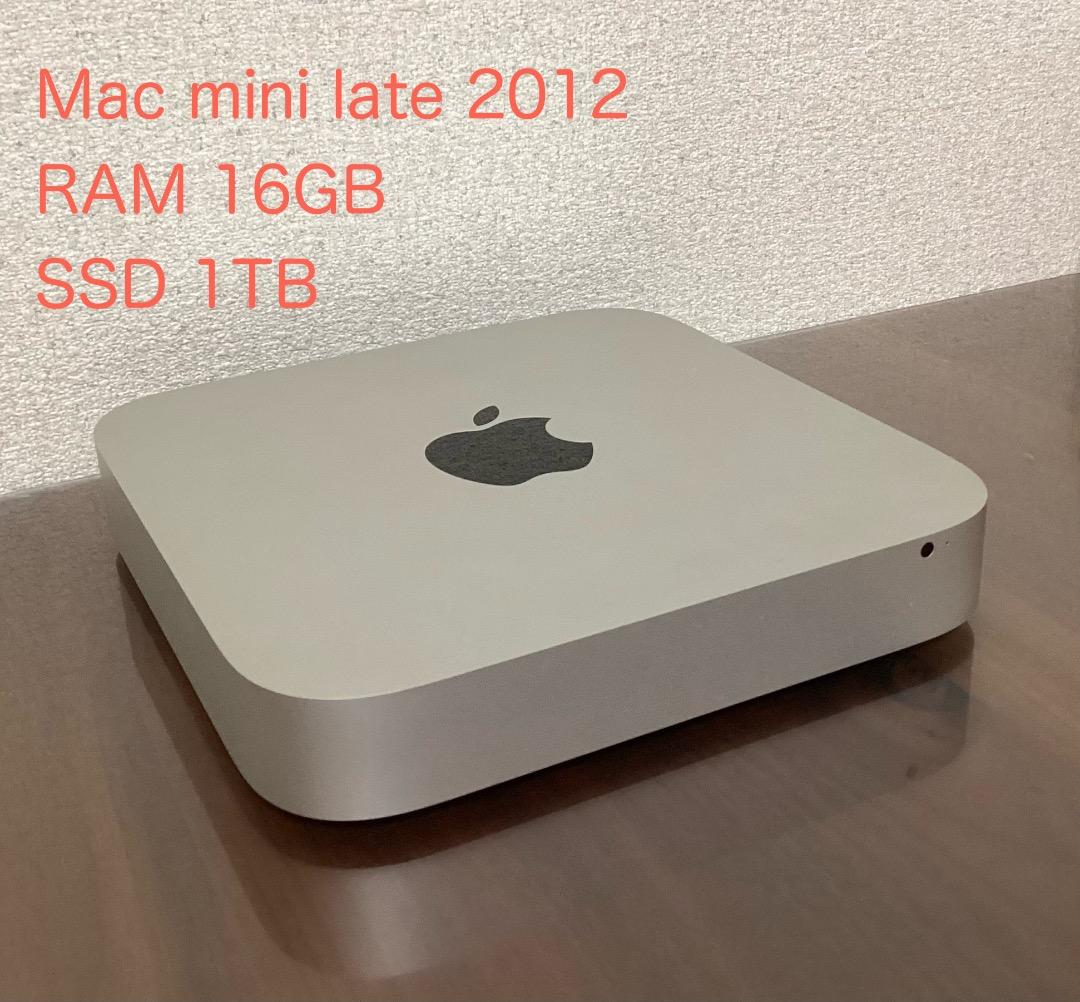 Macデスクトップ Apple Mac mini (Late 2012) 16GB