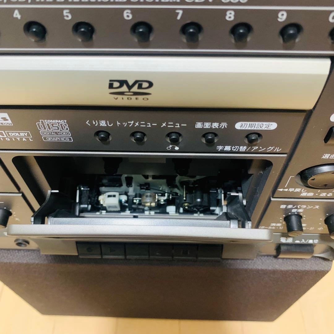 【動作品】COLUMBIA カラオケ CDV-550 DENON DVDカラオケ