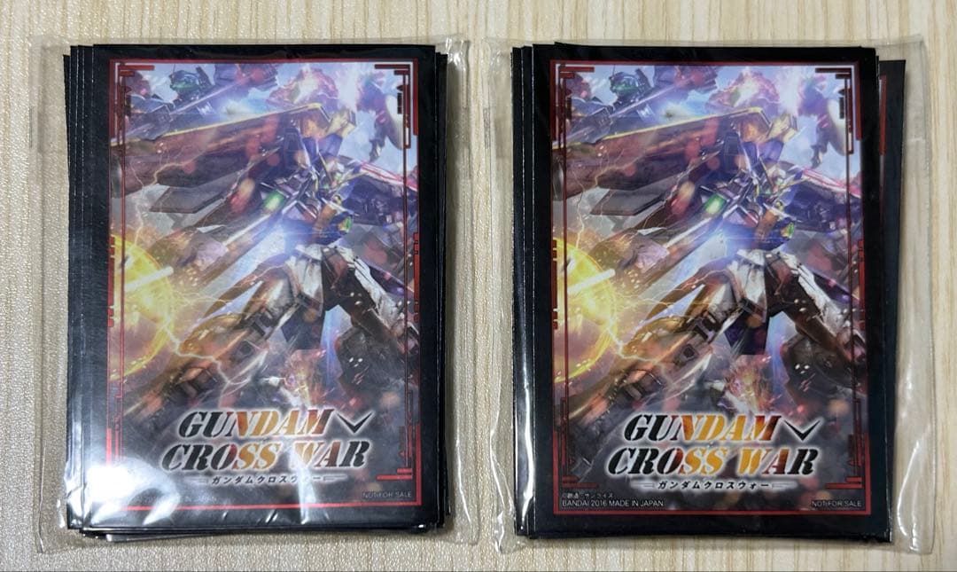 【非売品、未開封】 ガンダムクロスウォー ウイングガンダム スリーブ 40枚
