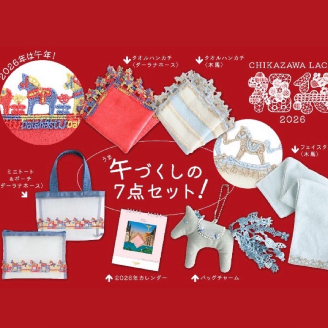 近沢レース　2026年　午年福袋　7点セット　新品未開封