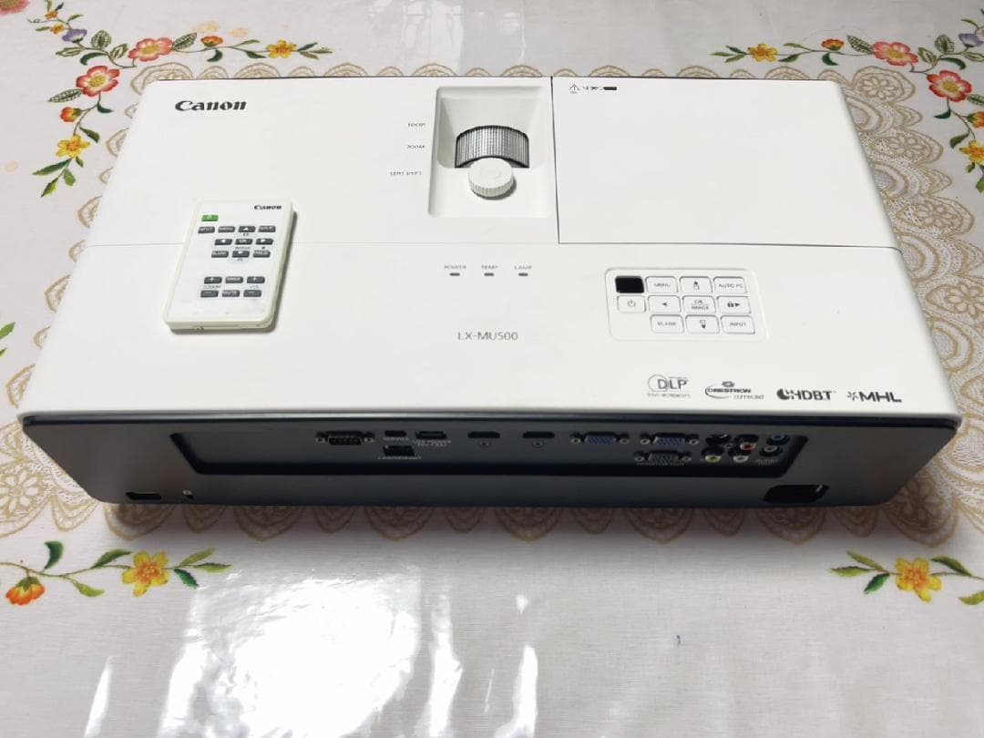 CANON パワープロジェクター 5000lm LX-MU500 702時間