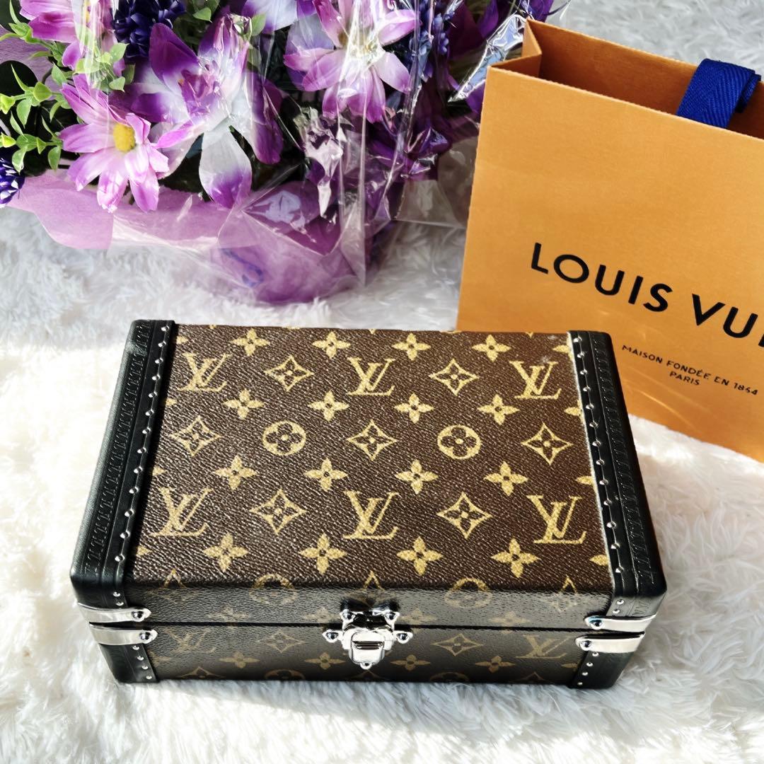 美品　LOUISVUITTONヴィトン　トランク　ジュエリー　ケース　モノグラム