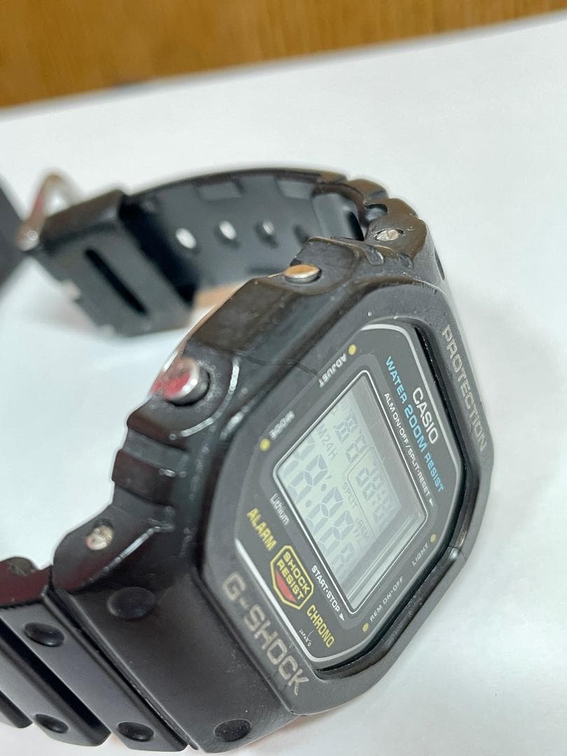 ★G-SHOCK DW-5600C-1V 901 スピード 海外 グリーン電球