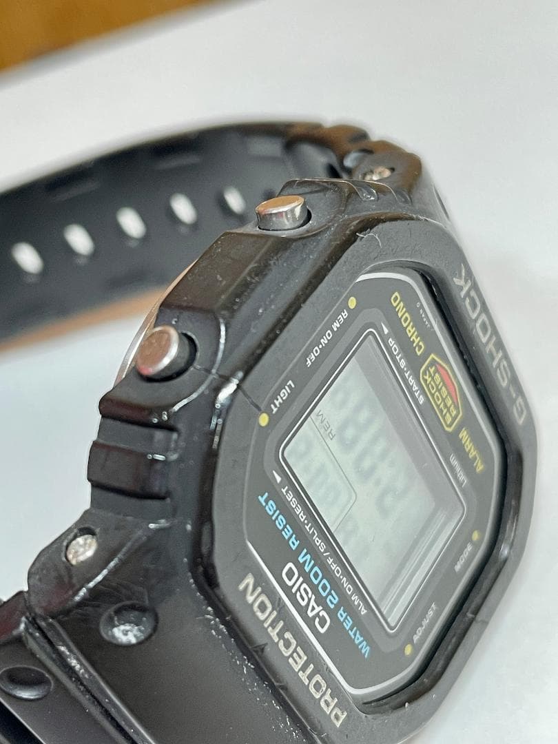 ★G-SHOCK DW-5600C-1V 901 スピード 海外 グリーン電球