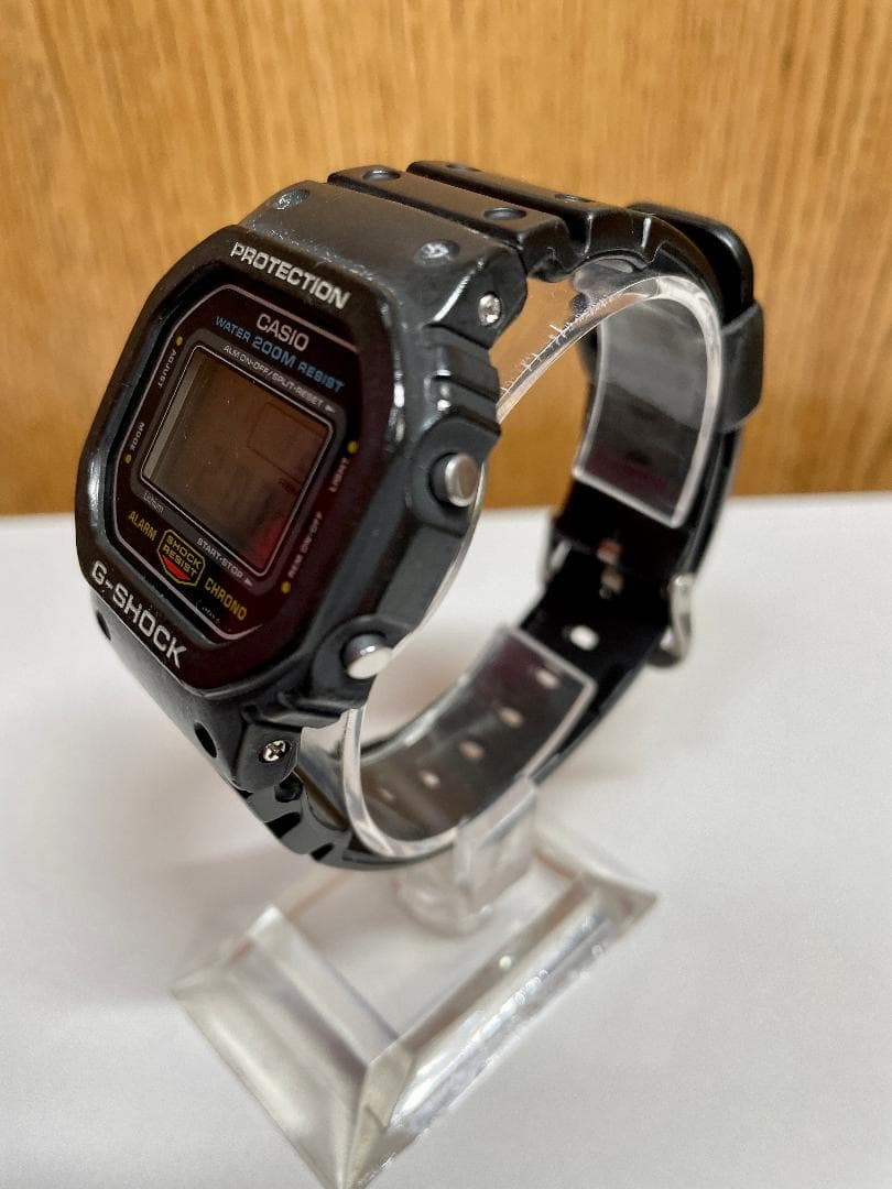 ★G-SHOCK DW-5600C-1V 901 スピード 海外 グリーン電球