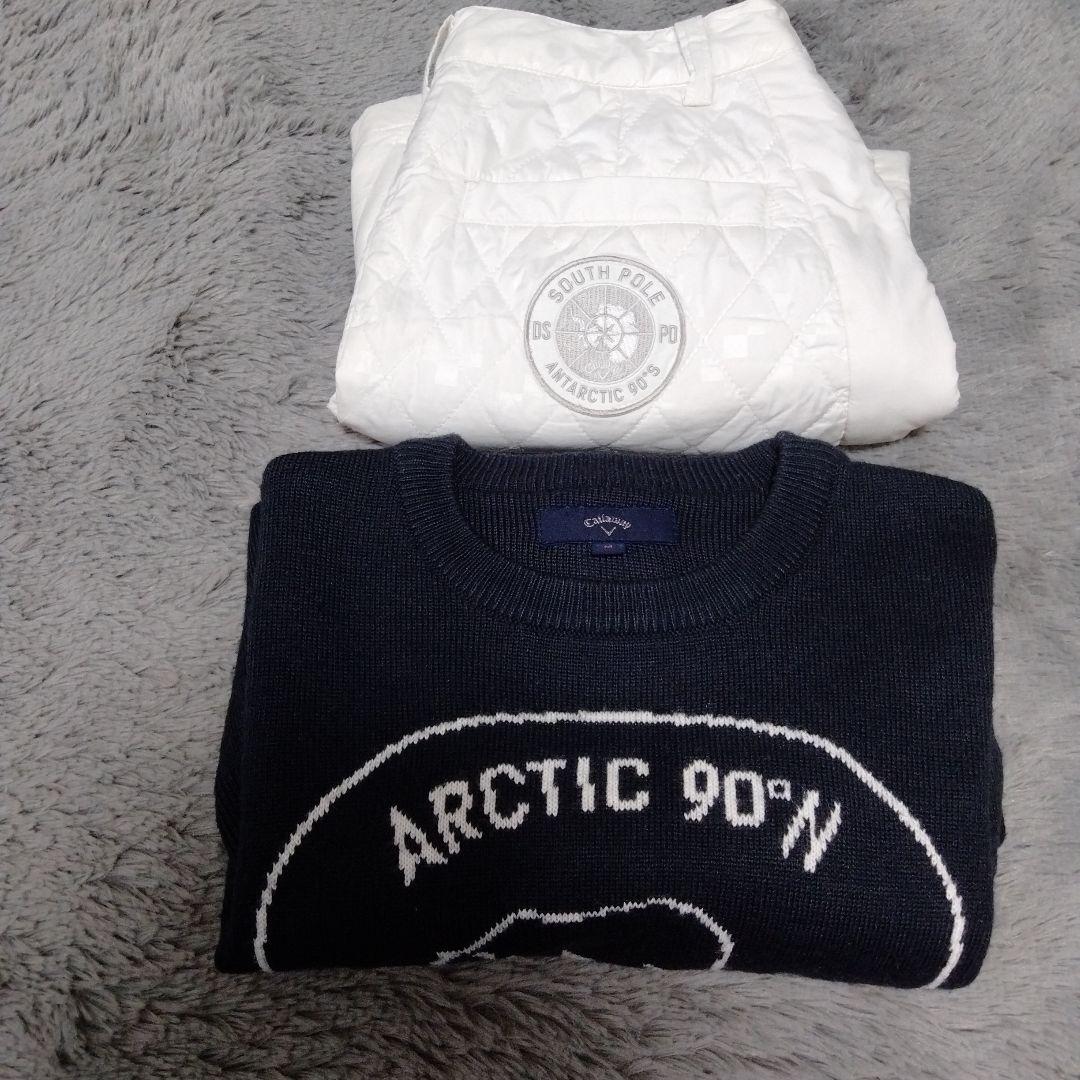 Callaway♡ニット&中綿/スカート♡M　ゴルフ スポーツ テニス