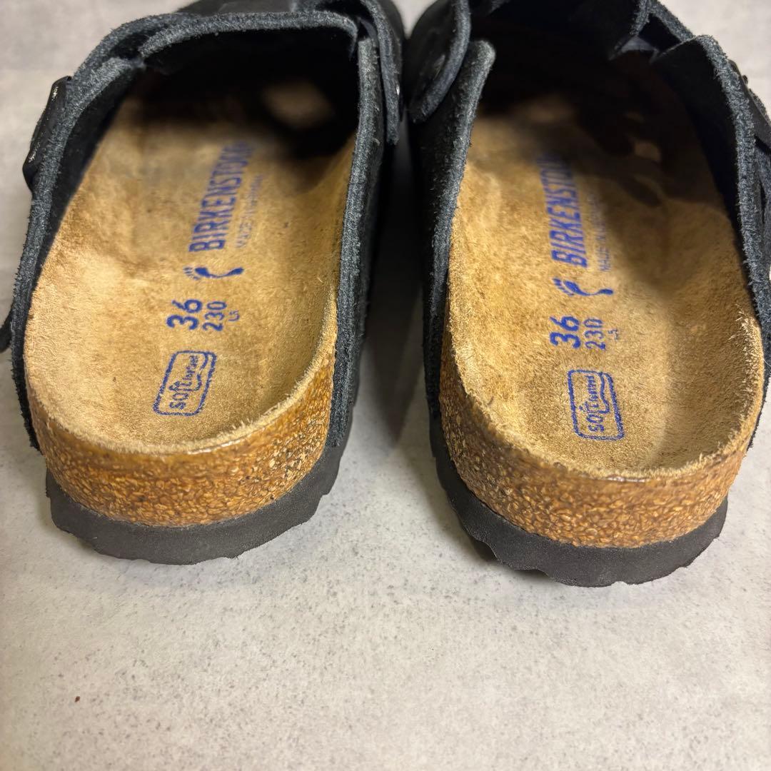 ビルケンシュトック ボストン サボサンダル ブラック 23cm