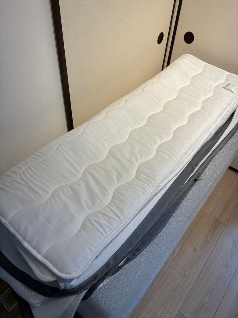 [オキシクリーン済] 美品 ダブル エアウィーヴ ベッドマットレス S02