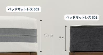 [オキシクリーン済] 美品 ダブル エアウィーヴ ベッドマットレス S02