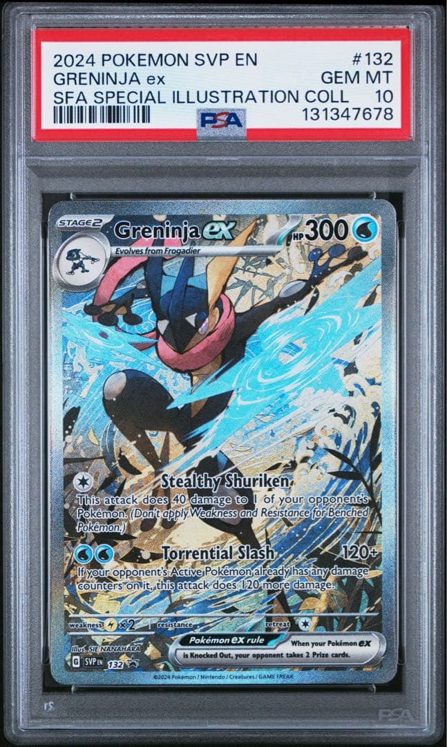 ポケモンカード　 ゲッコウガex 英語版 PSA10 Greninja ②