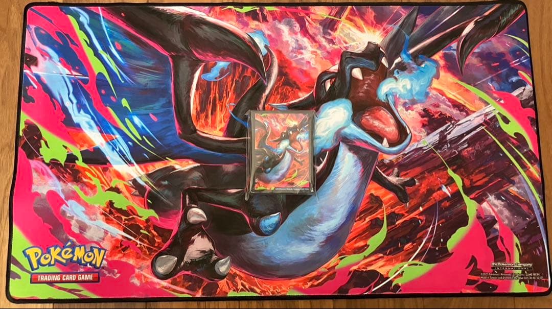 メガリザードンX プレイマット & スリーブ未開封UPC 2025 海外限定品⑥