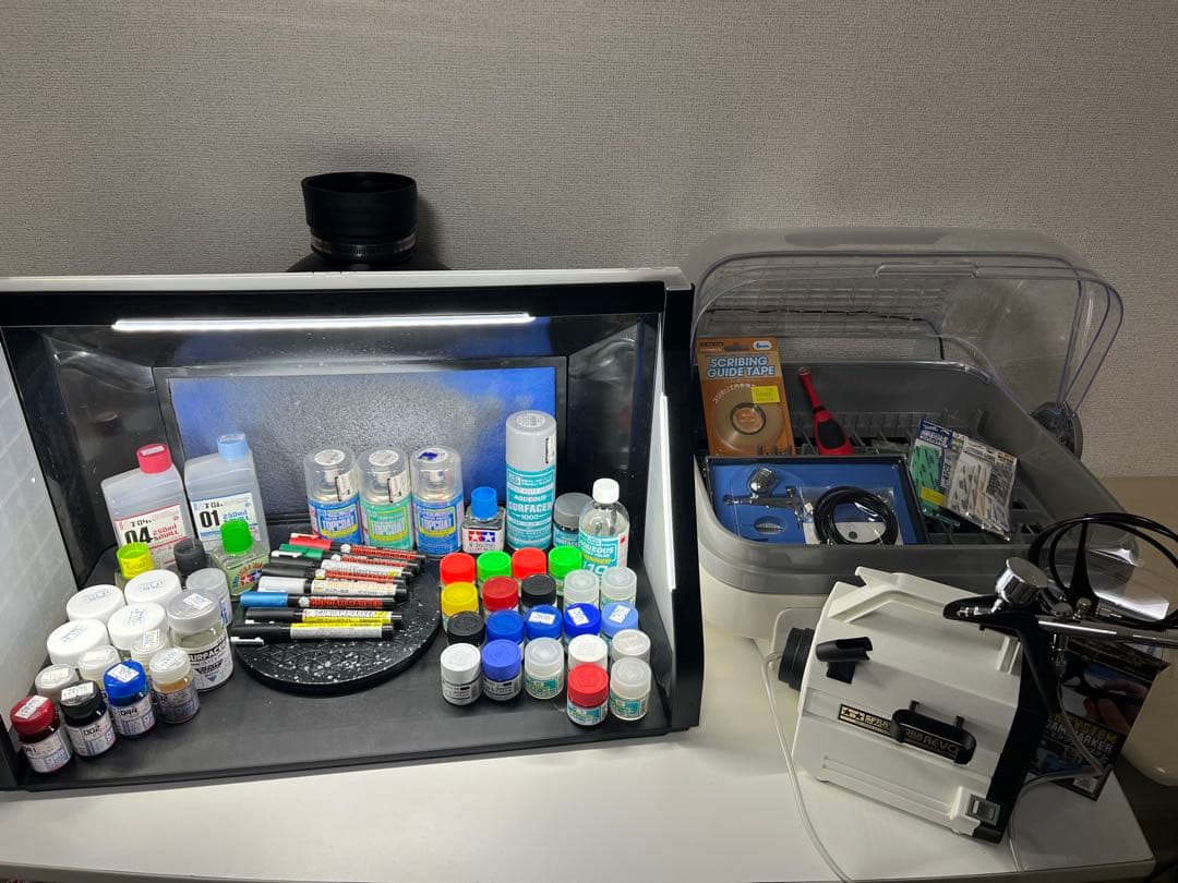 【ブースは付属しません】プラモデル塗装用品まとめ売り