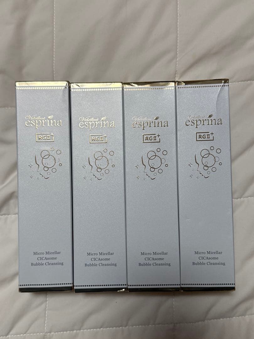 【新品】ヴィブリアン　エスプリーナ濃密炭酸泡クレンジング　洗顔料　4本セット