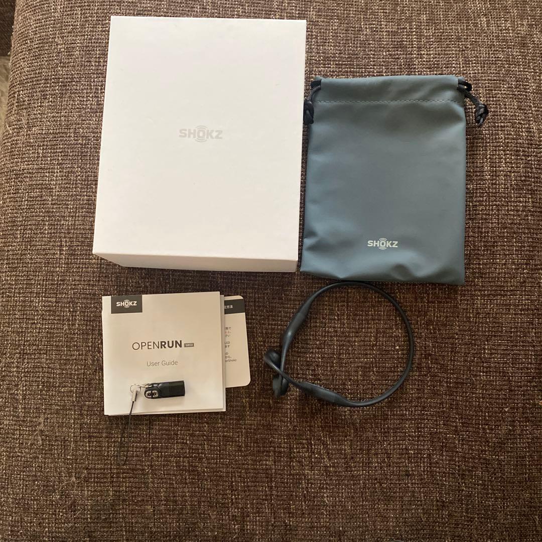 SHOKZ OPENRUN（S803） 骨伝導イヤホン　USB-c充電器