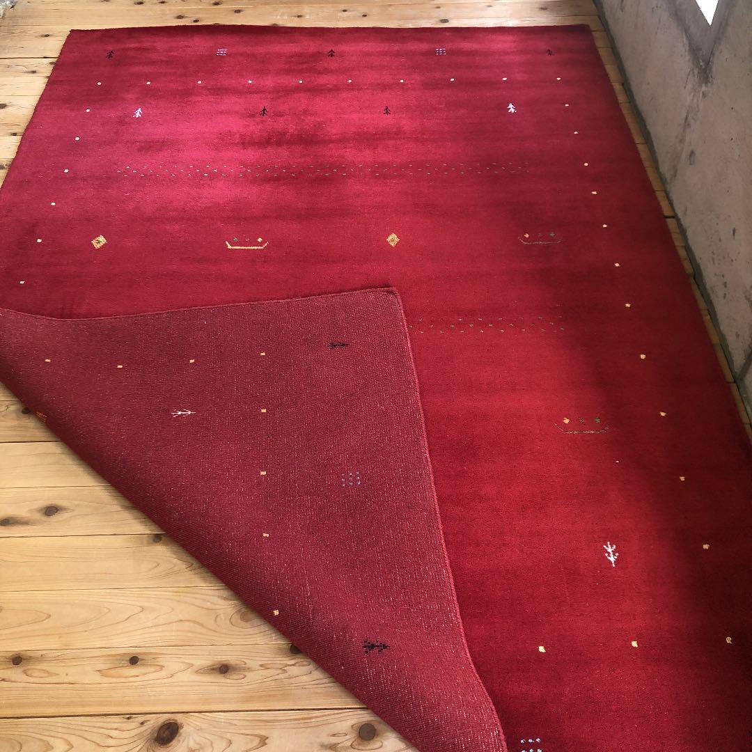 高級ウール使用 ウールギャベ ハンドルームLori 172×243cm