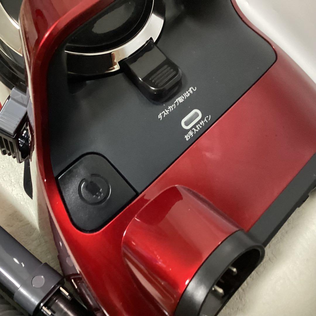 東芝 掃除機 サイクロン キャニスター型クリーナー コード式 VC-C7-R