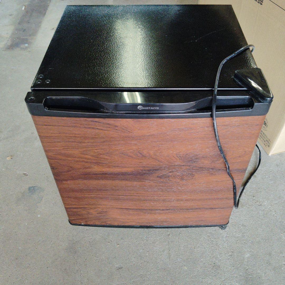 木目調 コンパクト冷蔵庫　TH-46L1-WD