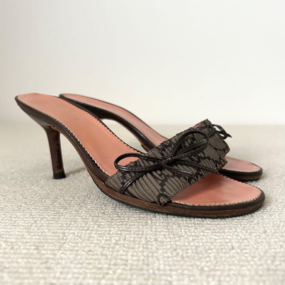 GUCCI グッチ ミュール ヒール GG 23cm 36