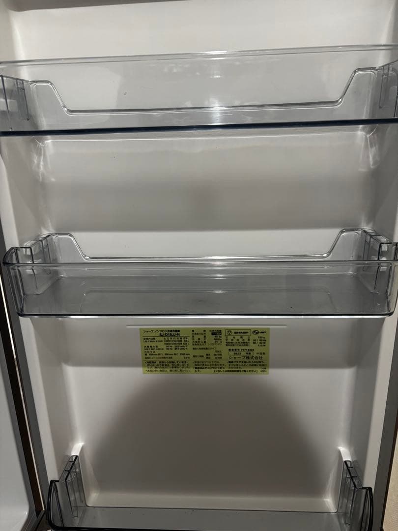 SHARP SJ-D18JJ-N冷蔵庫 179L　2022年製