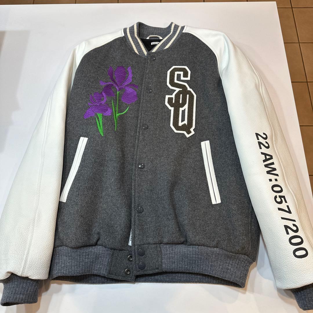 SEQUELスタジャン グレー/ホワイト