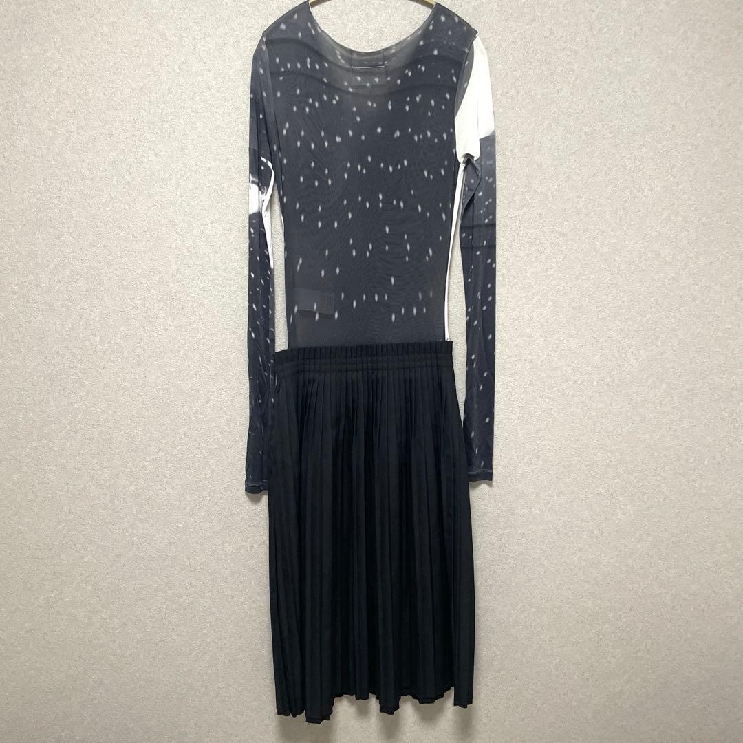 MM6 プリーツ切り替えドレス