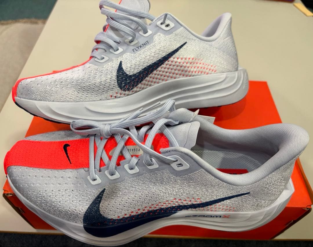 NIKE ペガサスプラス　ランニングシューズ　ブルーグレー　25.5㎝　H2