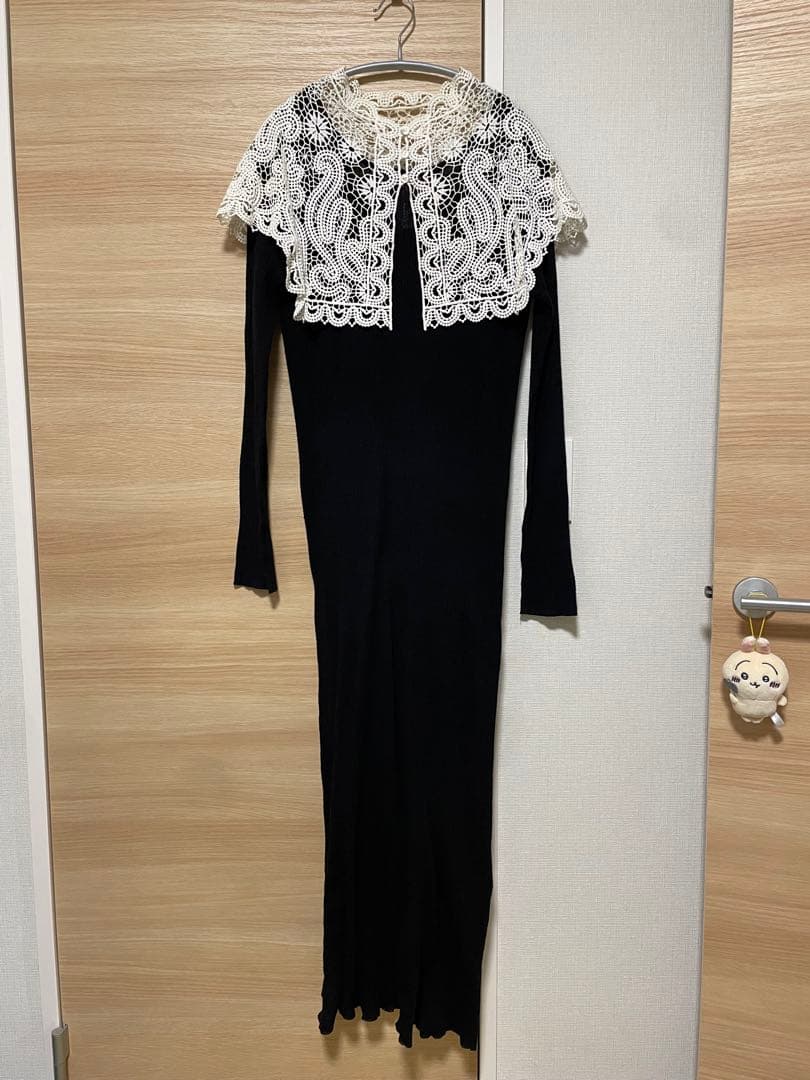 AMERI アメリ LACE COLLAR SET DRESS