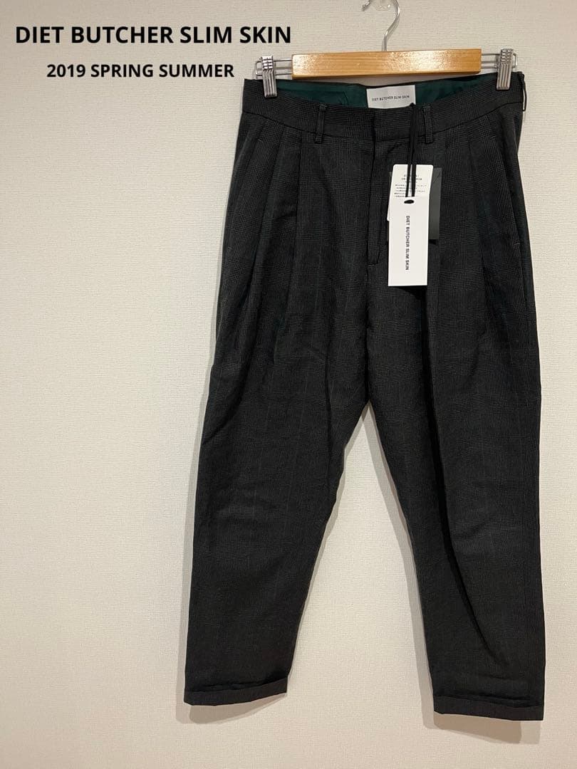 DIET BUTCHER SLIM SKIN 19ss スラックス　S 1
