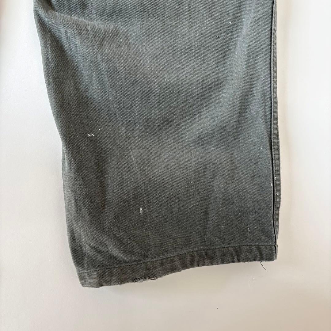 60s ヴィンテージ フランス軍 メカニックパンツ 古着 ミリタリー ユーロ