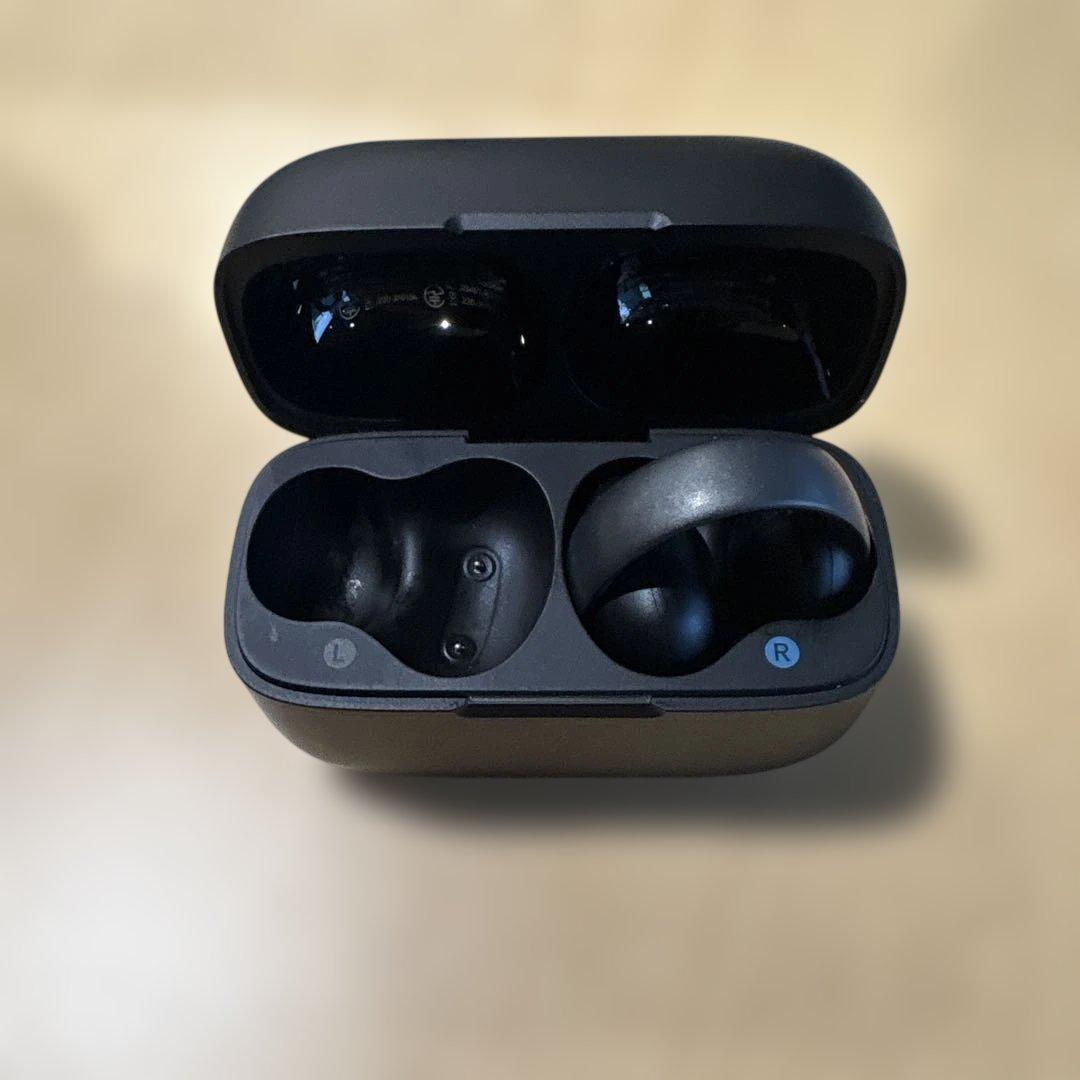 AeroClip ブラック ワイヤレスイヤホン　イヤーカフ型　片耳