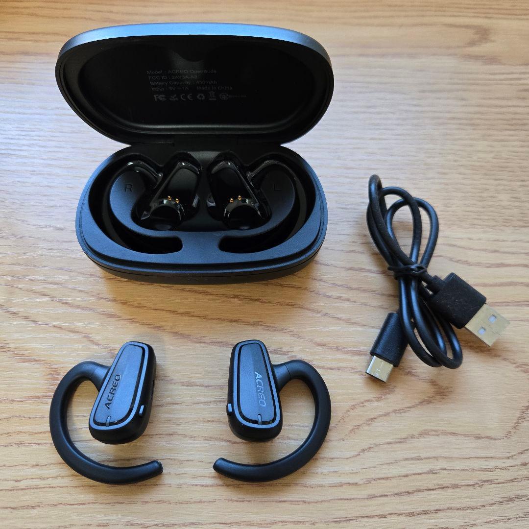 ACREO ワイヤレスイヤホン ブラック